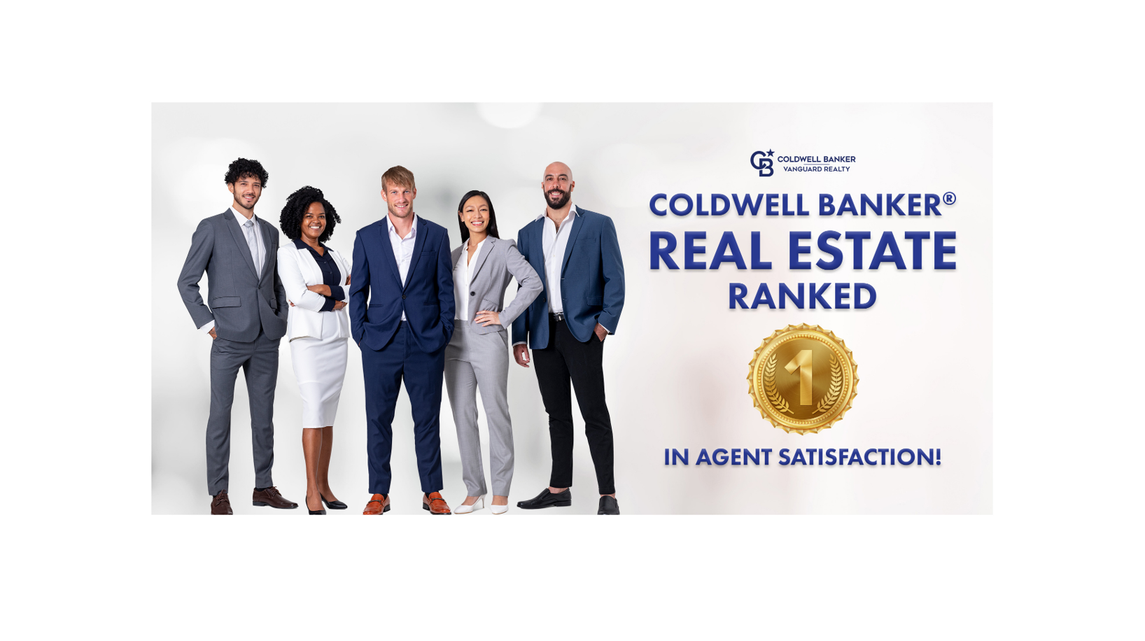 For the 3rd time, Coldwell Banker® Real Estate ranked 1 in Agent