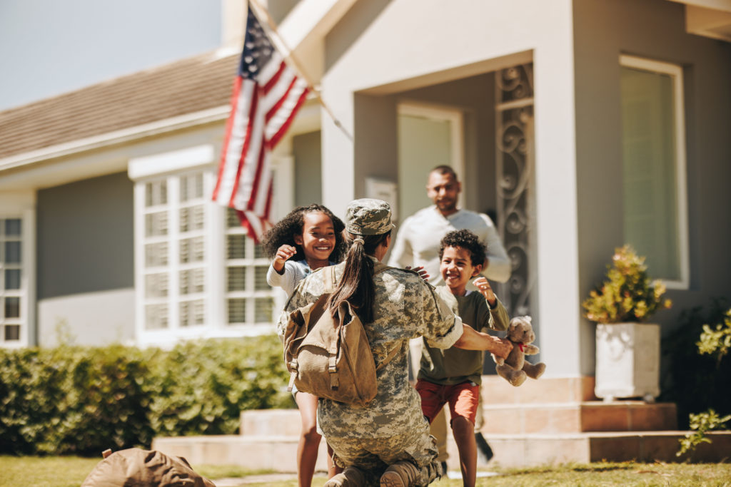 Veteran family uses VA loan services At Coldwell Banker Vanguard Realty when selling home